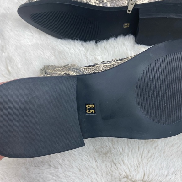 NEW STEVEN NEW YORK Harmon Triple Buckle Animal snake Print Boot booties 8.5 - Picture 15 of 15